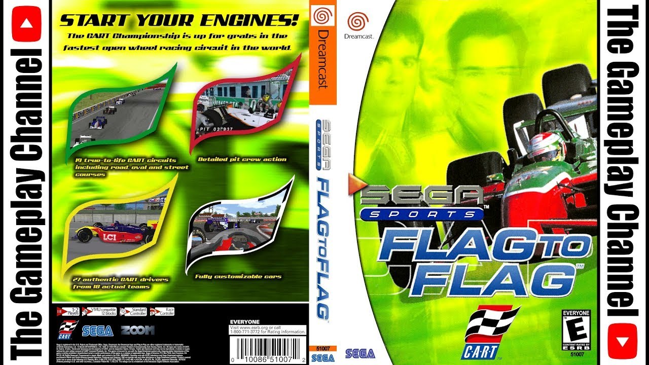 Sega Dreamcast | Flag to Flag - CART | Gameplay