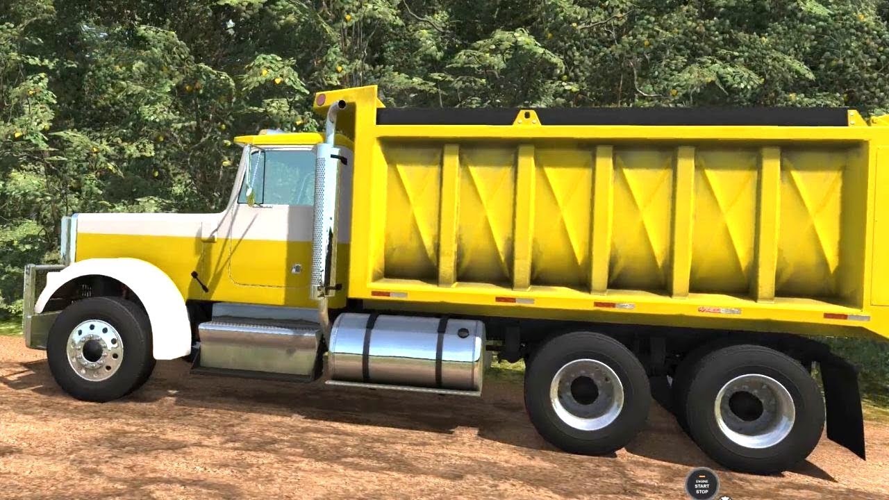 BeamNG Drive - Dump truck Off Road on Jungle Rock Island Map