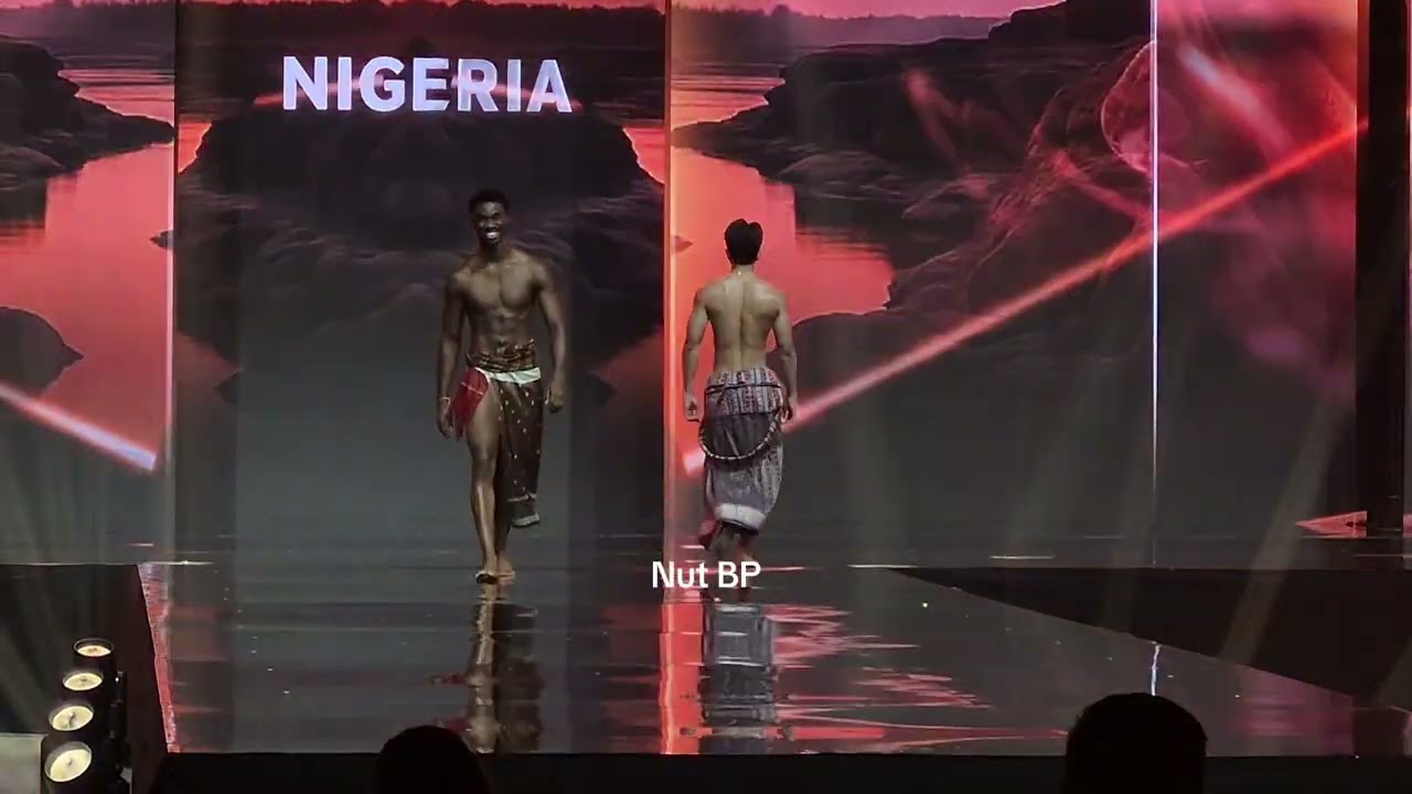 Mister Global 2025 the final competition opening by traditional Thai Kabbaw fabric 