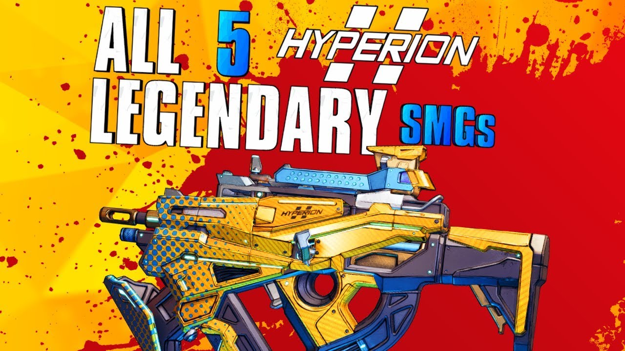 Borderlands 3 - Every Legendary Hyperion SMG