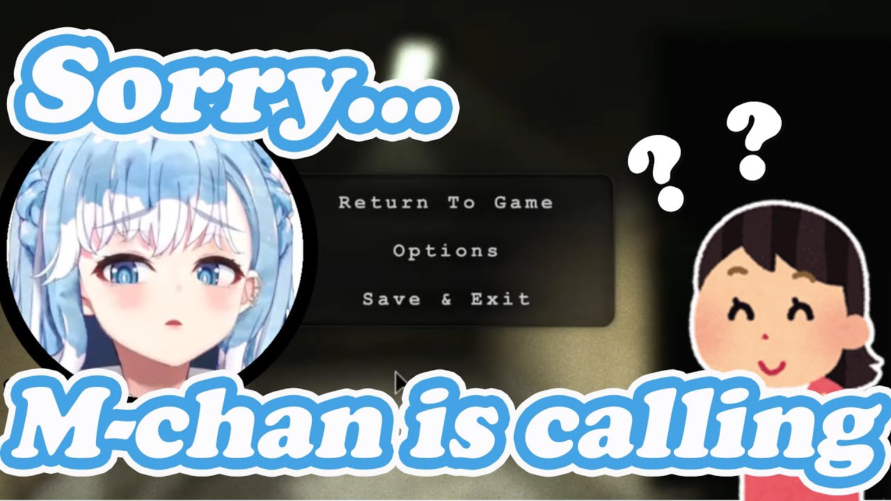 Kobo uses M-chan as an excuse to end horror stream (Hololive/Eng Sub)