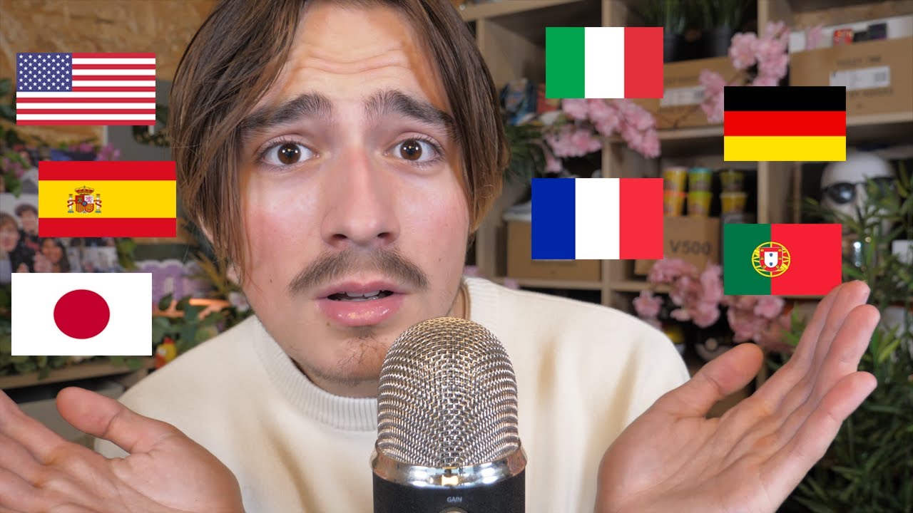 FASTEST ASMR IN DIFFERENT LANGUAGES
