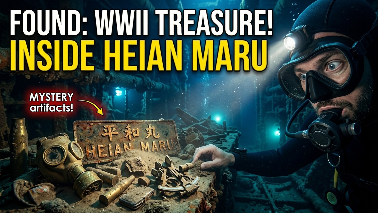 Heian Maru in Chuuk Lagoon