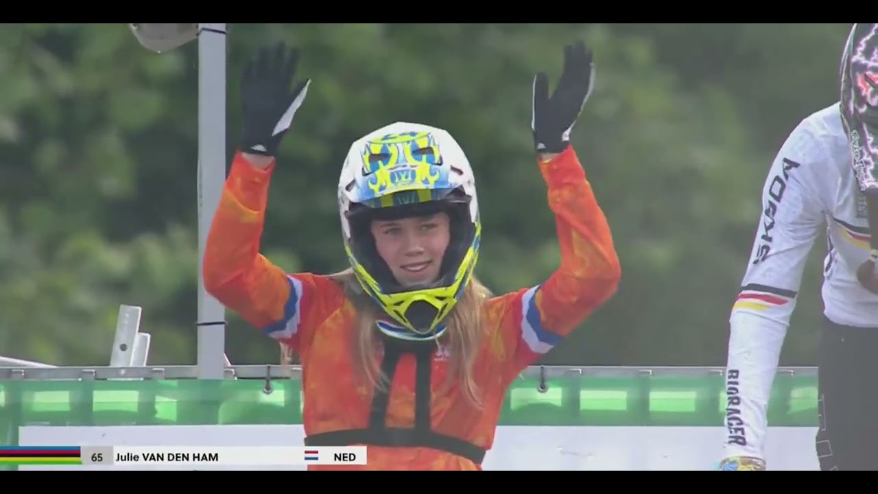 Julie van den Ham wereldkampioen 2025 BMX Girls 13