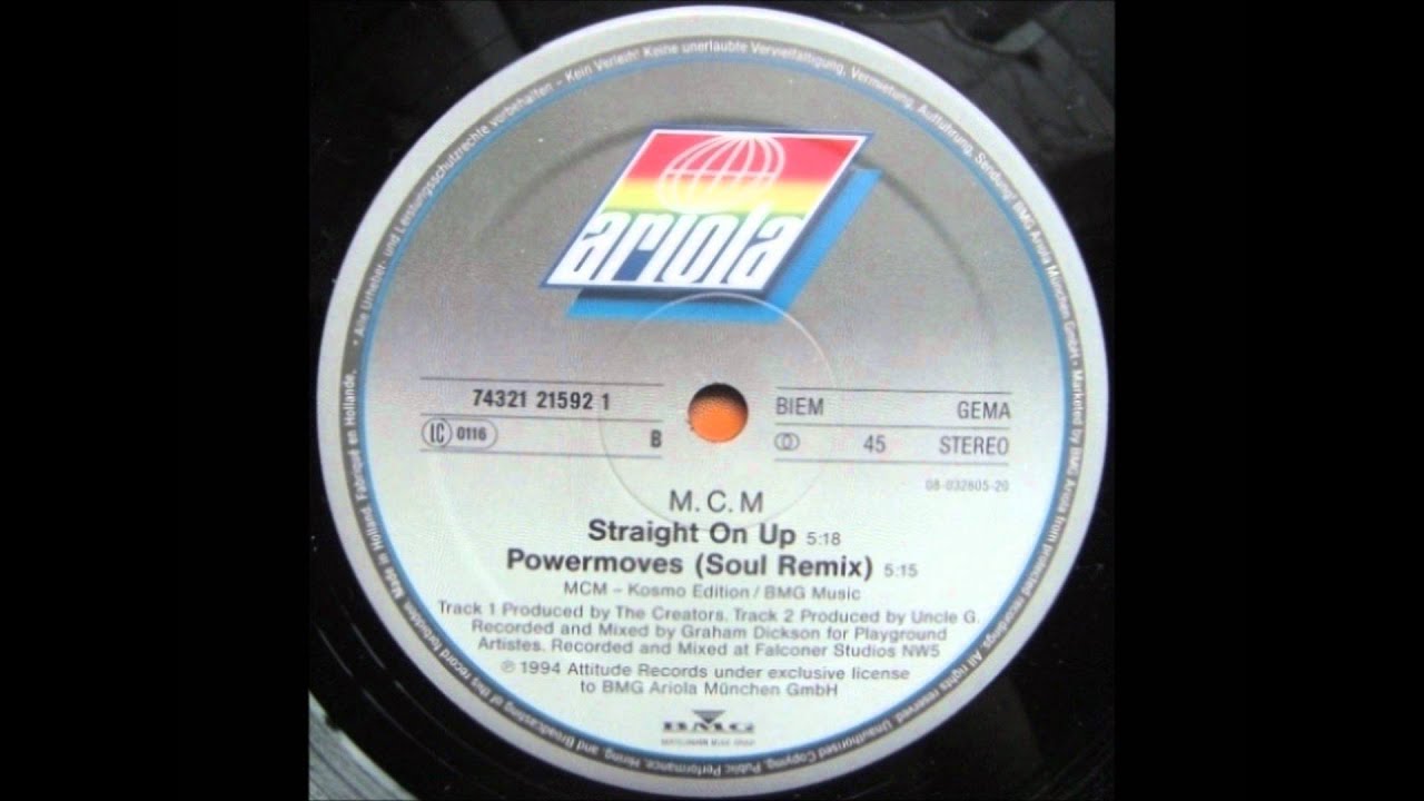 M.C.M. - Straight On Up (The Creators Production) (1994)