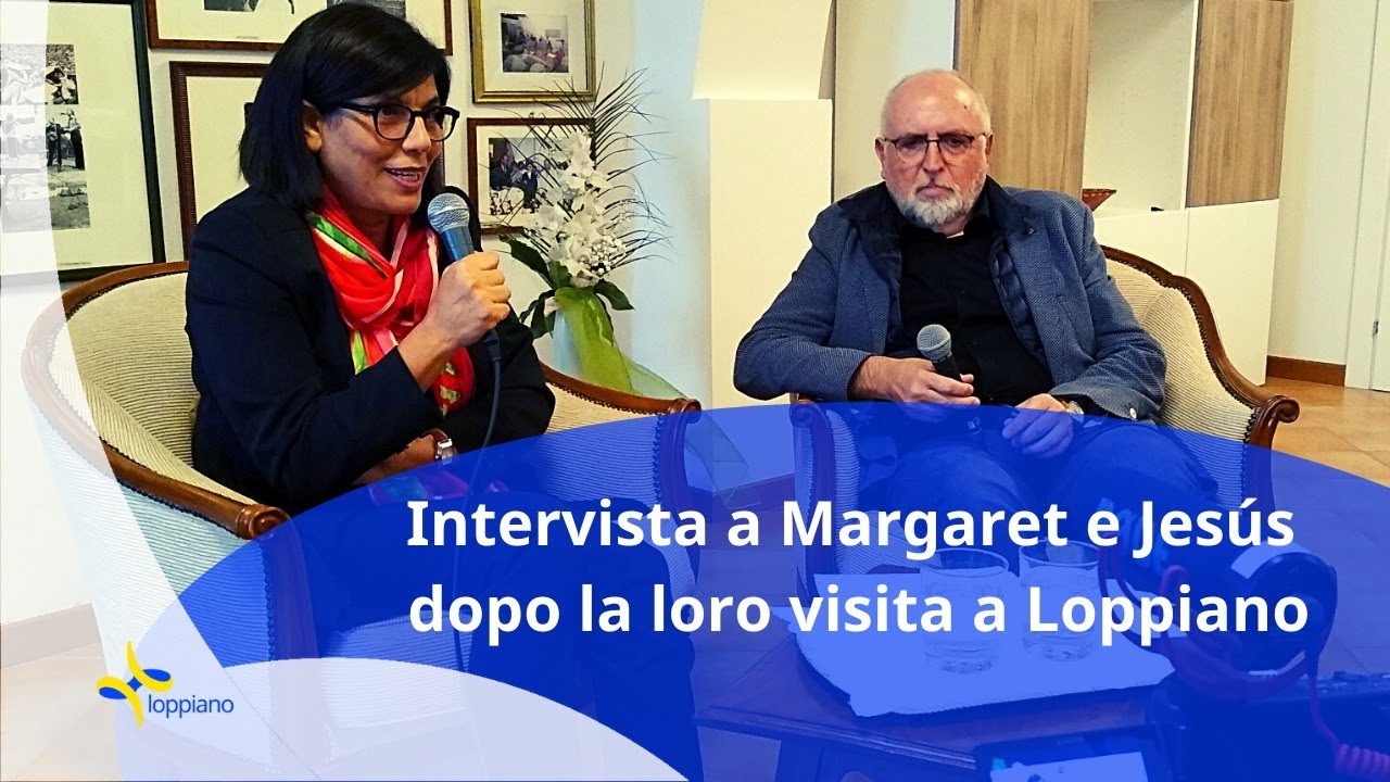 Intervista a Margaret Karram e Jesús Morán dopo la loro visita a Loppiano