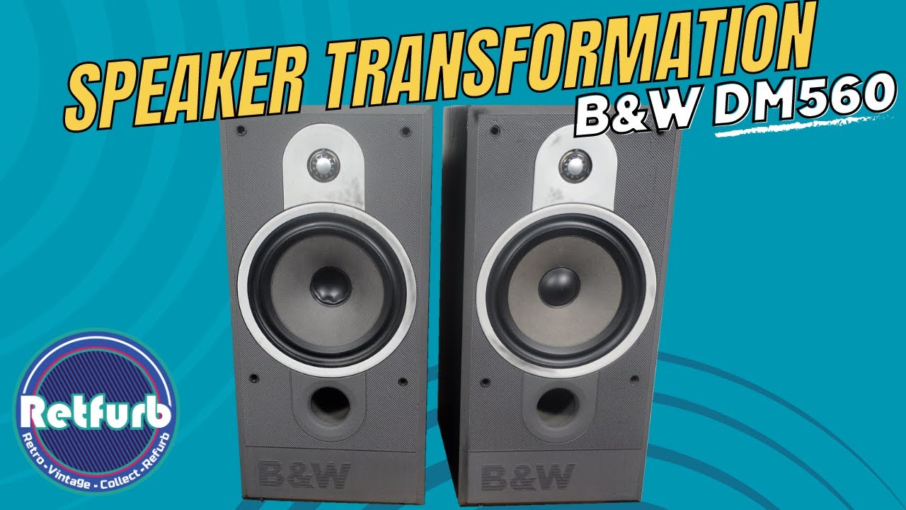 Капитальный ремонт и реставрация акустической системы Bowers & Wilkins DM 560 — Retfurb Vintage A...