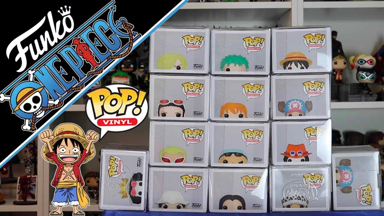 COLEÇÃO COMPLETA DE FUNKO POPS DO ANIME ONE PIECE  (2016 - 2017 E 2018) ~ (LEIA A DESCRIÇÃO)