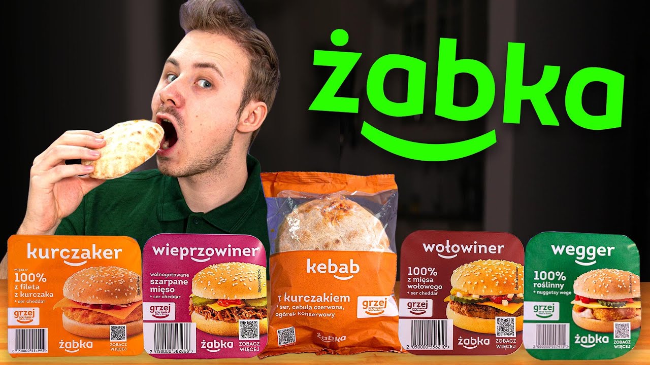 Zjedliśmy KEBABA I WSZYSTKIE BURGERY z ŻABKI!