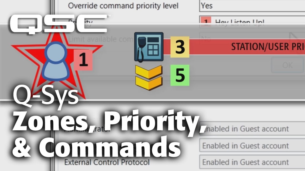 Q-SYS: Public Address - Part B (Zones, Commands, Priority)