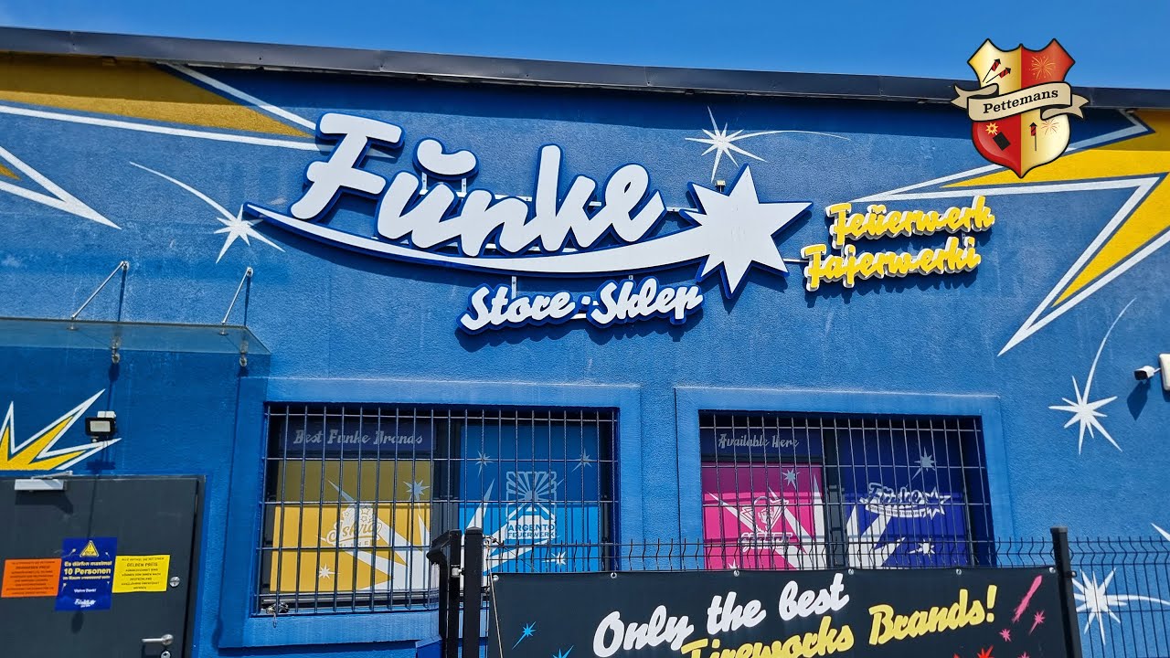 Funke store Polen - Vuurwerk winkel Sublice Polen Vuurwerk