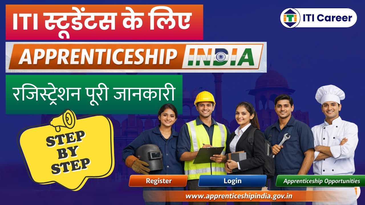 ITI Apprenticeship Portal Registration 2026 | Complete process | Documents & Eligibility