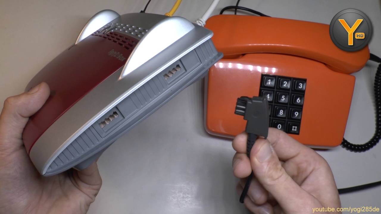 AVM FRITZ! Box 7490: Einrichtung eines Telefons (schnurgebunden)