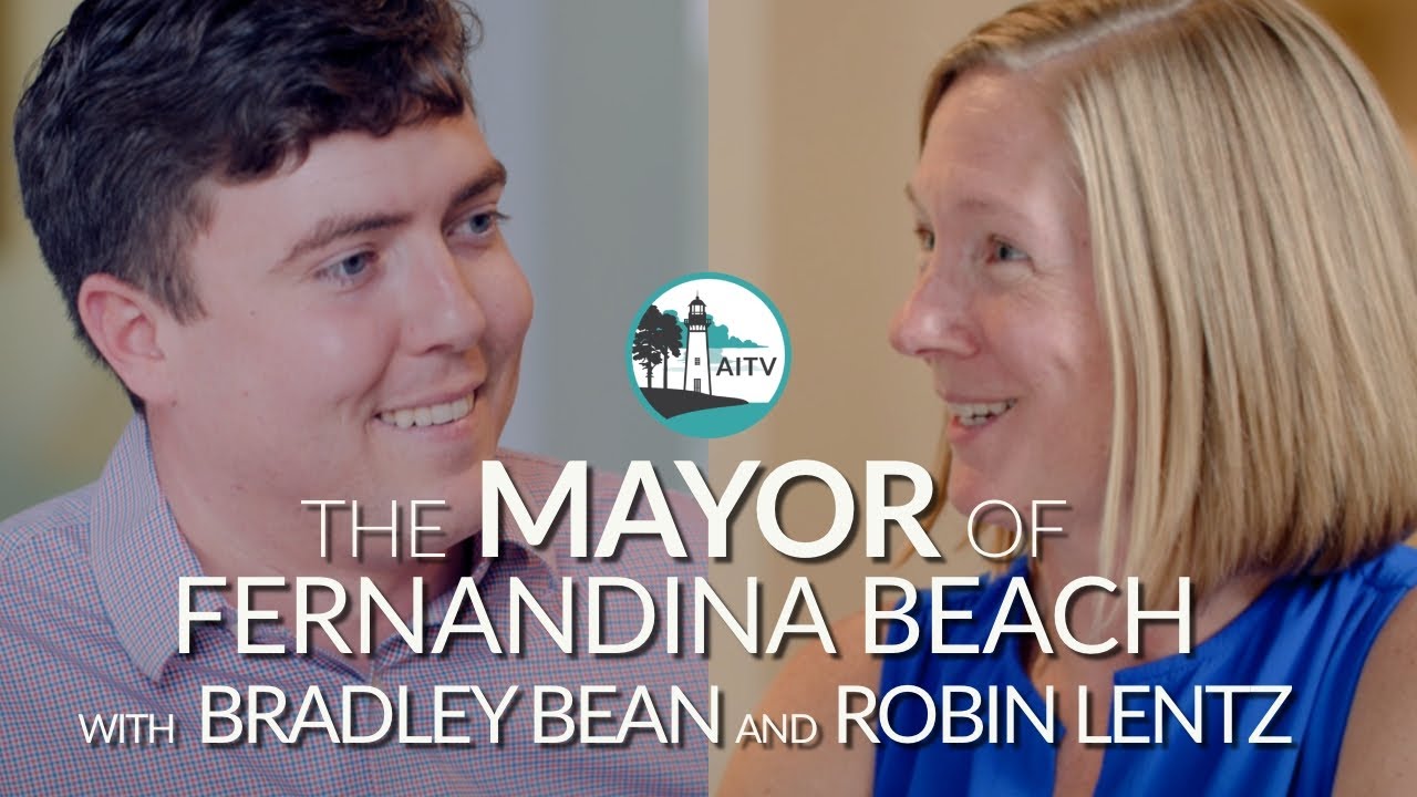 The Mayor of Fernandina Beach with Bradley Bean and Robin Lentz
