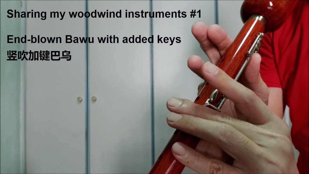 End-blown Bawu with added keys | 竖吹加键巴乌