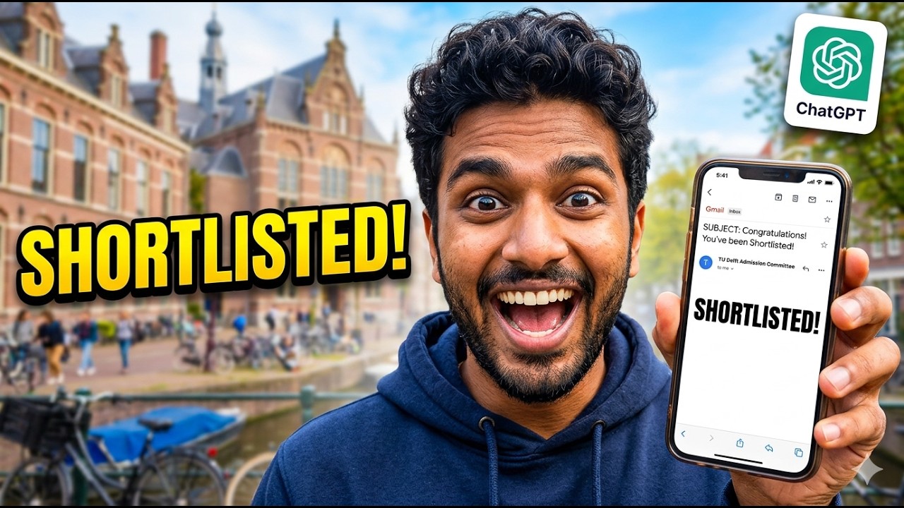 How to Win a PhD Scholarship in Netherlands using ChatGPT | TU Delft 2025 Application Tips & Process