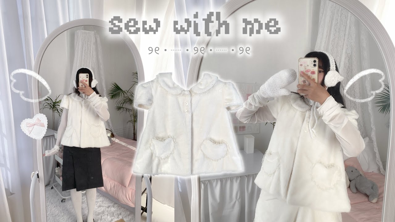 ꒰ sewing a cutieful pea coat for winter ꒱💭