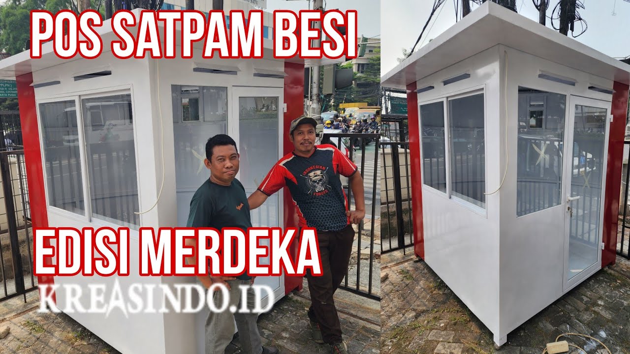 bikin pos satpam pesanan bu asih di benhil tanah abang jakarta pusat