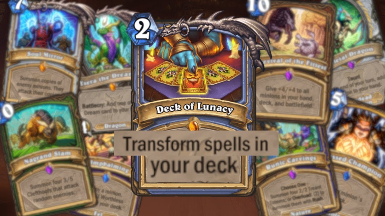 В то время лучшая колода в Hearthstone состояла просто из случайных карт.