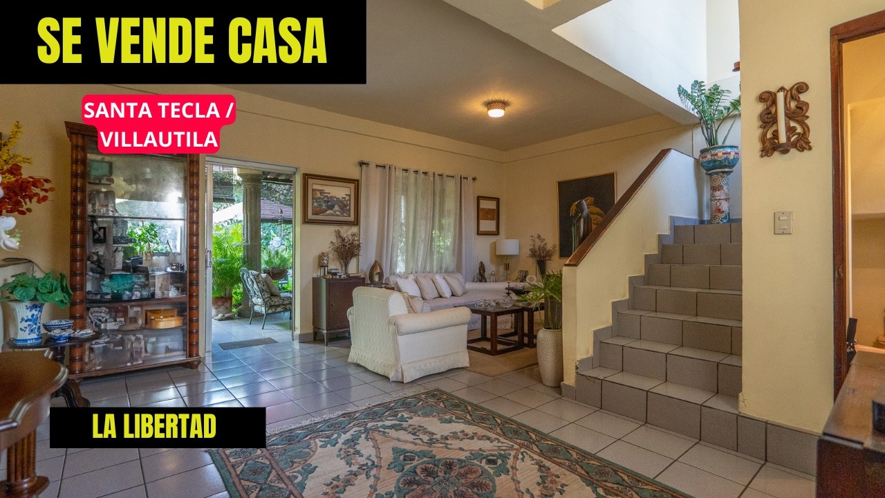 OPORTUNIDAD RESIDENCIAL 🏡 | CASA EN RESIDENCIAL ÚTILA, SANTA TECLA