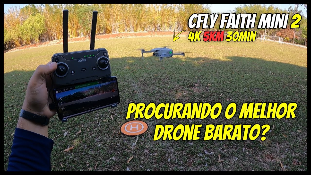 𝗖𝗙𝗟𝗬 𝗙𝗔𝗜𝗧𝗛 𝗠𝗜𝗡𝗜 𝟮 O Melhor Drone Barato de 2023? Lançamento Top!