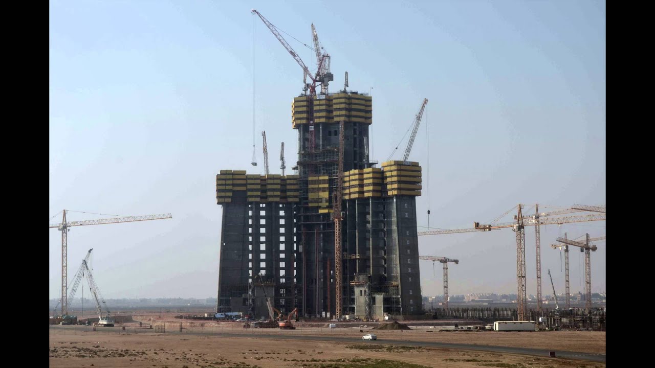 Jeddah Tower Construction Time-Lapse 4k