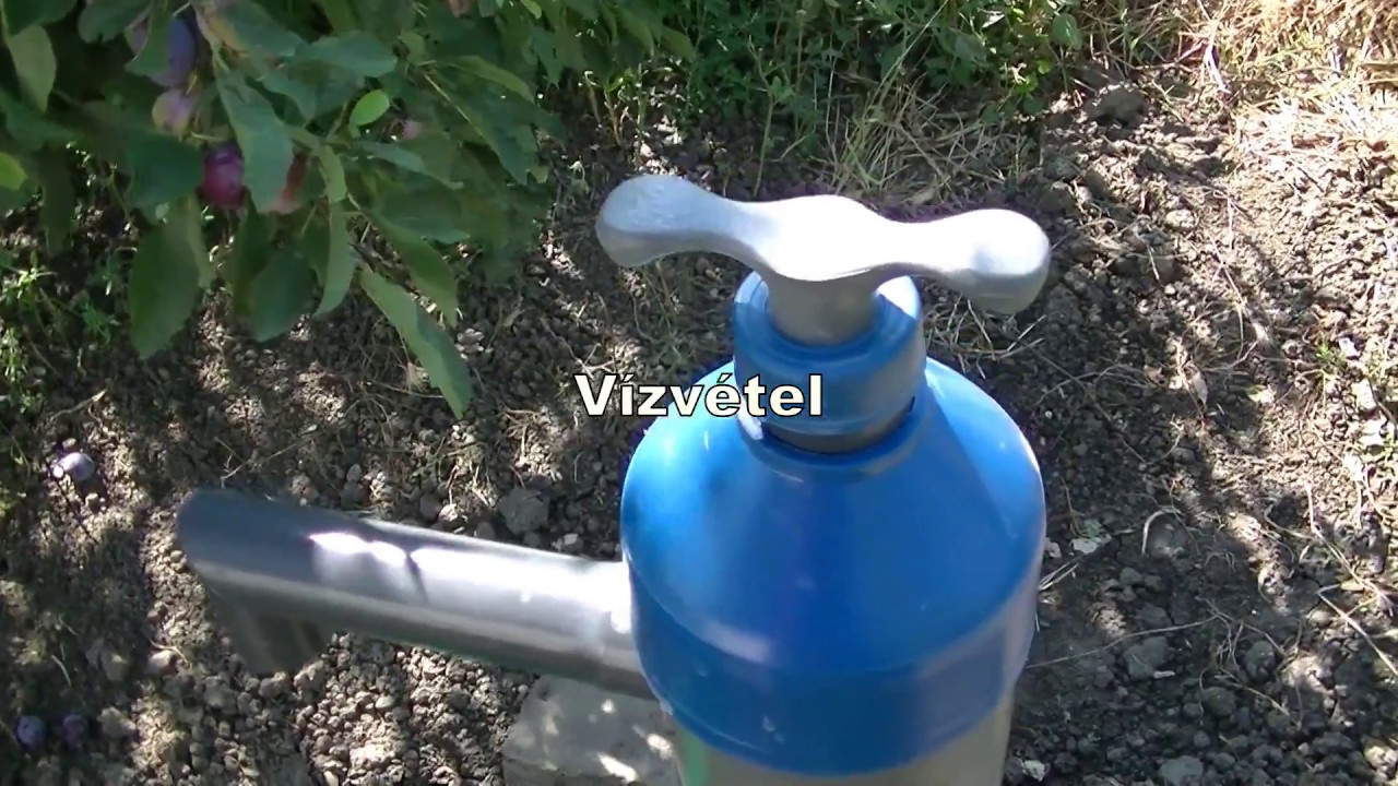 PVC (szegedi) kerti fúrt kút kútfej csere, javítás