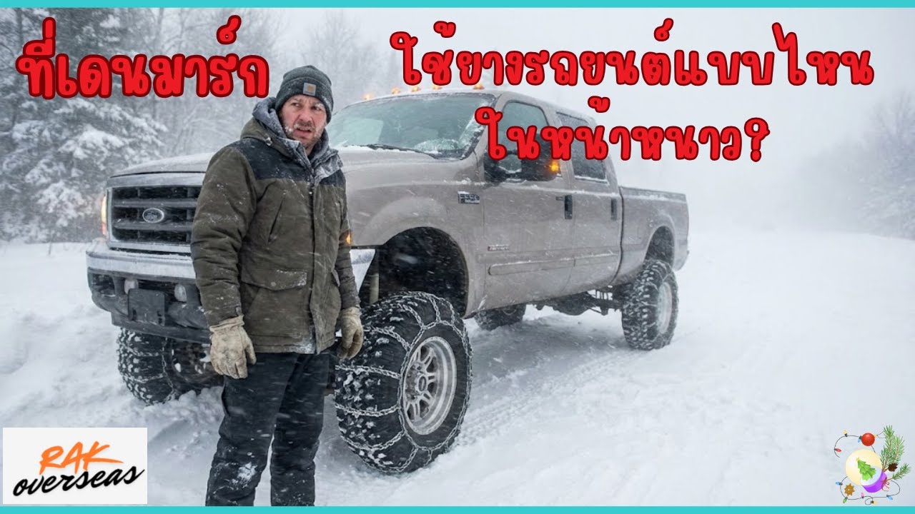 กฎระเบียบเกี่ยวกับยางรถยนต์ในช่วงฤดูหนาวในเดนมาร์ก @rakoverseas #traffik#กฎจราจร kørekort เรียนขับรถ