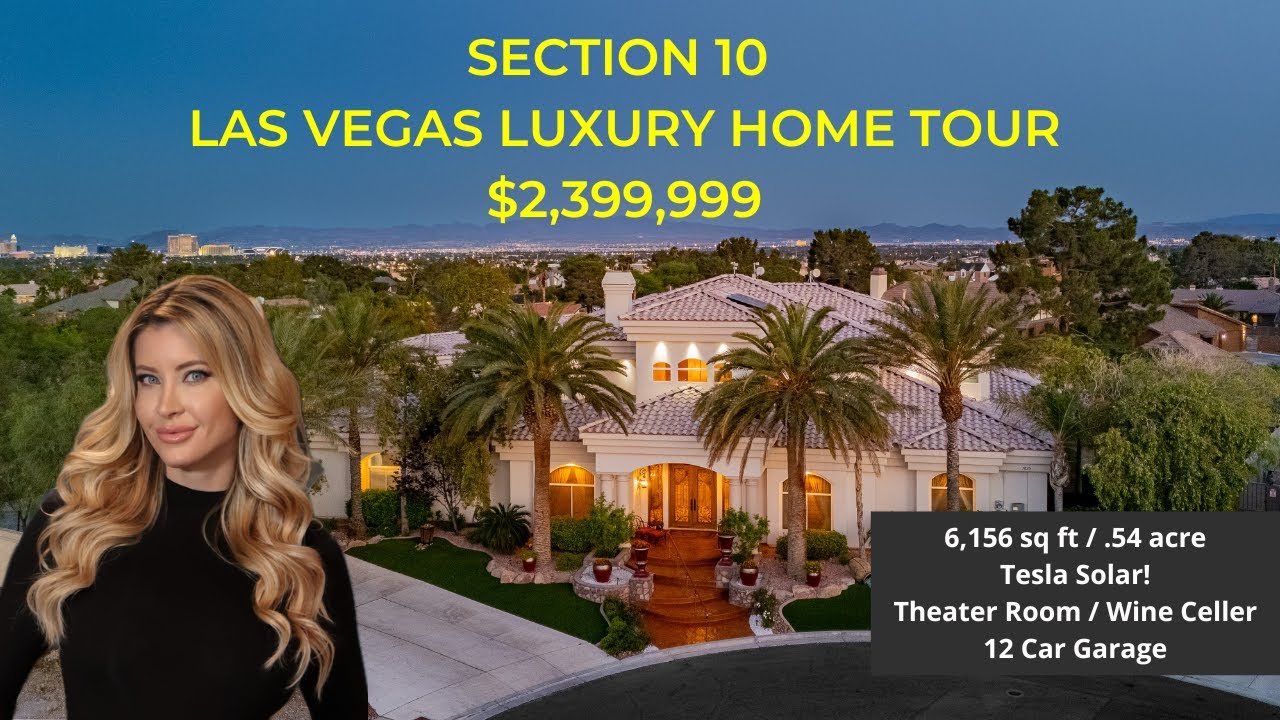Inside a Custom $2,399,999 Tuscan Luxury Estate in Las Vegas | Section 10 Dream Home Tour!