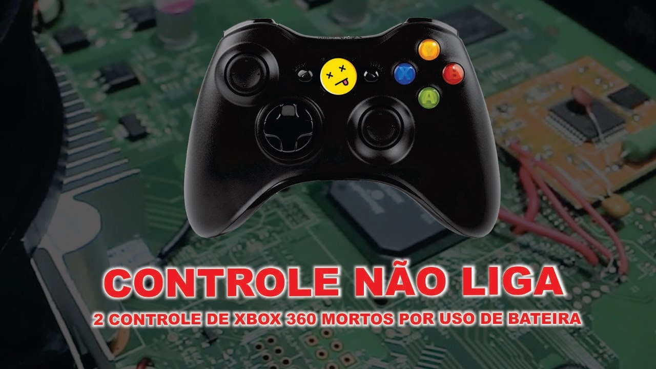 Controles de xbox 360 que não ligam!