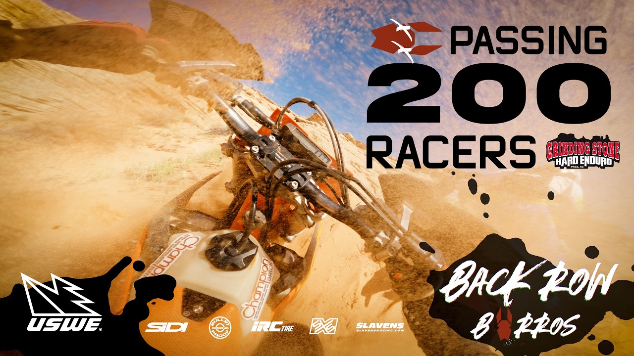 Passing 200 Racers at My First Grindingstone Hard Enduro! # Backrow Burros