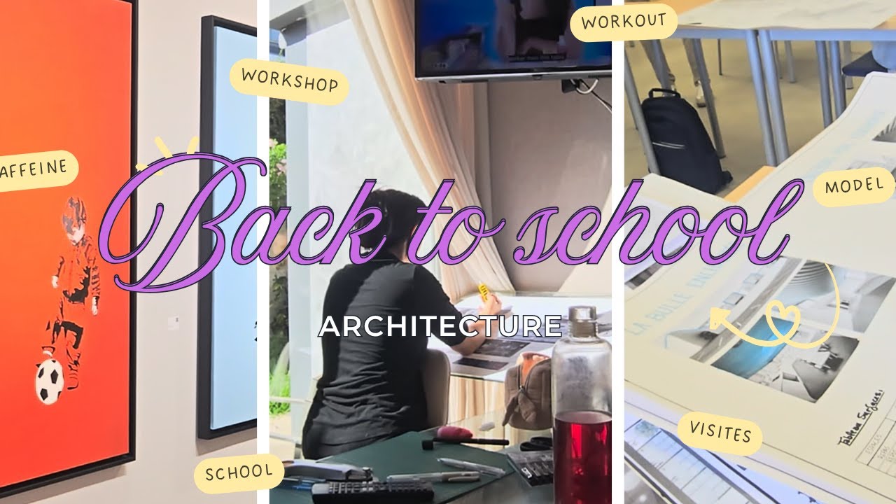 Back to School 🎓 | A Chaotic Week in My Life as a 3rd Year Architecture Student