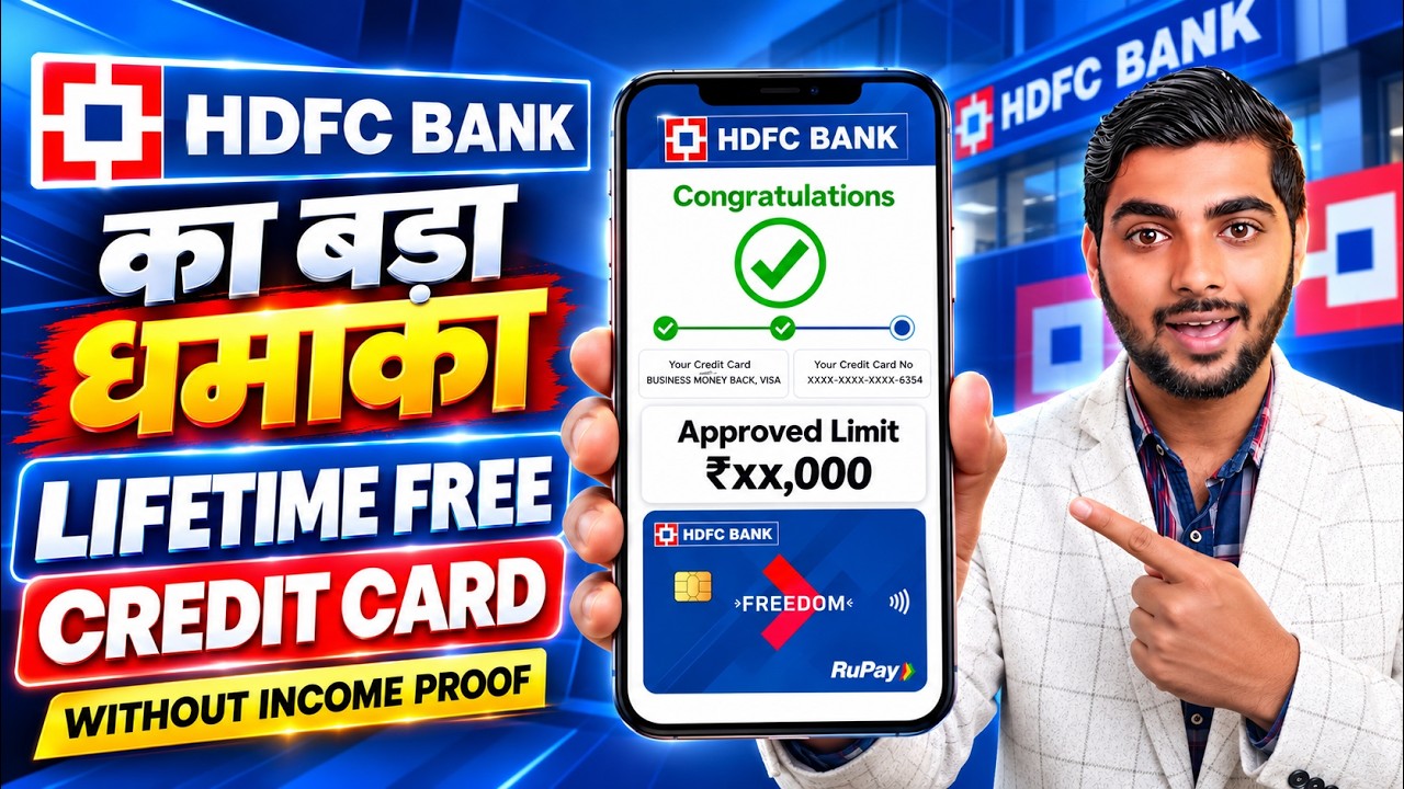 HDFC Lifetime Free Credit Card Apply Online 2026 | HDFC Lifetime Free Credit Card | HDFC Credit Card