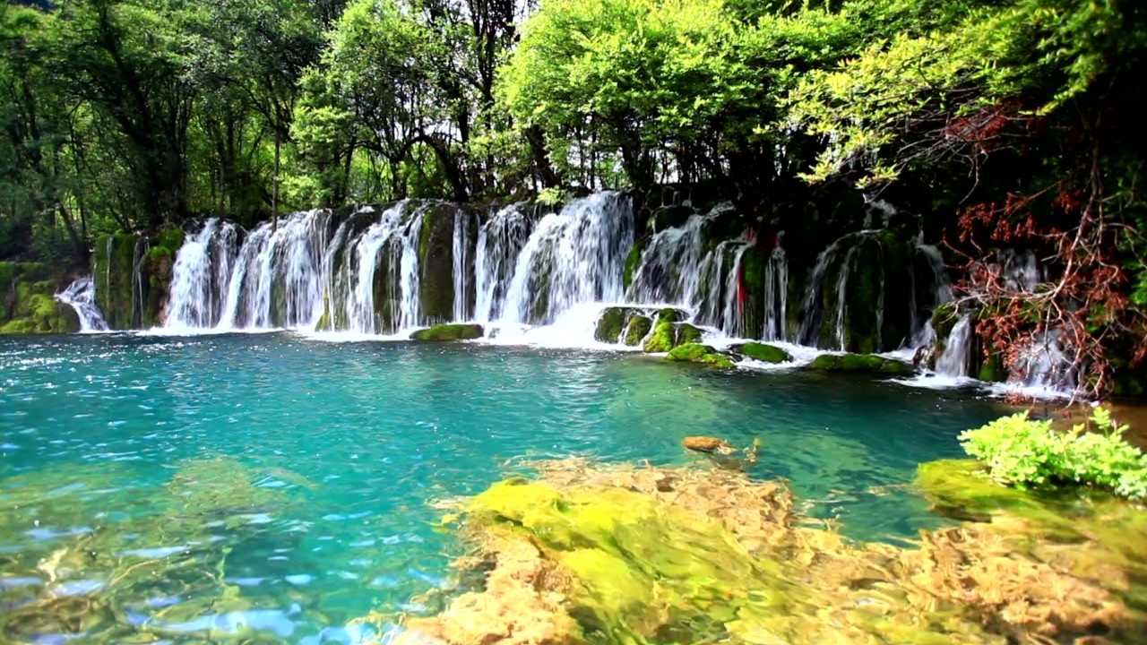 Relaxing Waterfall Sounds 🌿 Nature White Noise for Sleep, Focus & Stress Relief