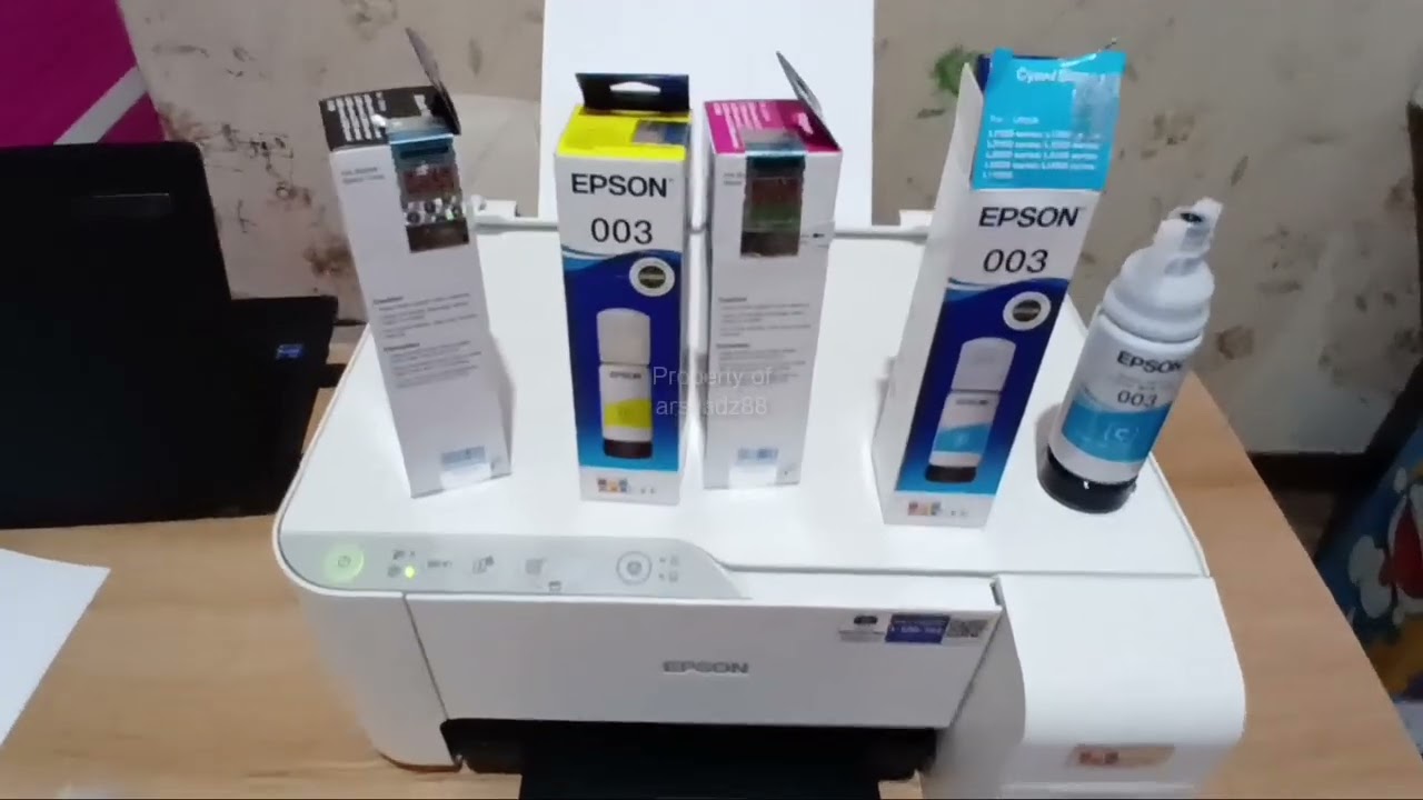 Review Tinta Original Epson 003 + Cara Cek Keaslian & Isi Tinta di EcoTank L3256