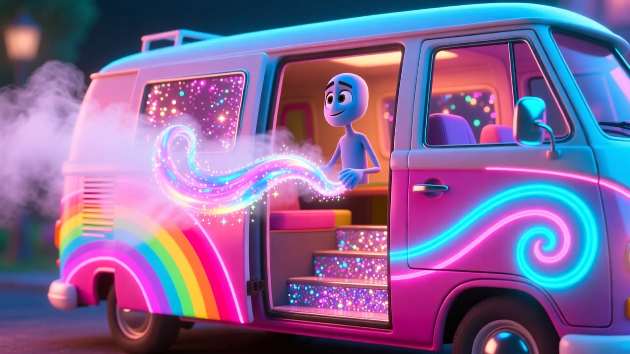 Учимся распознавать алфавит в волшебном фургоне! 🚐✨ | Песенка про алфавит для детей | Веселое вид...