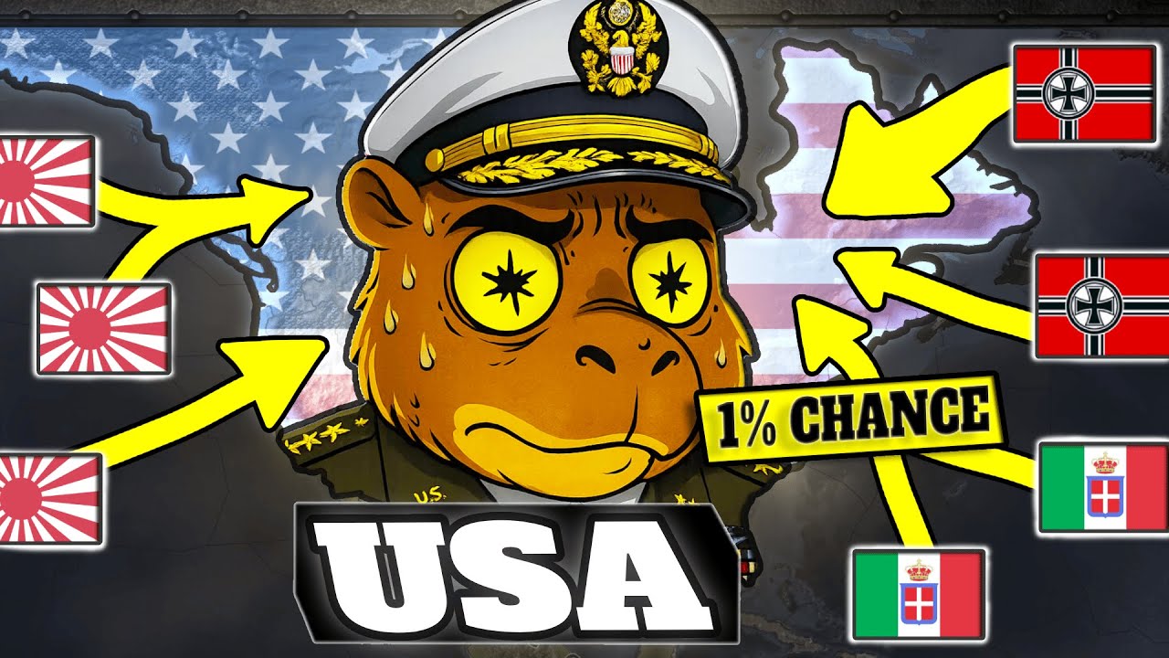 La BATALLA FINAL, USA contra 4 CONTINENTES. HOI4
