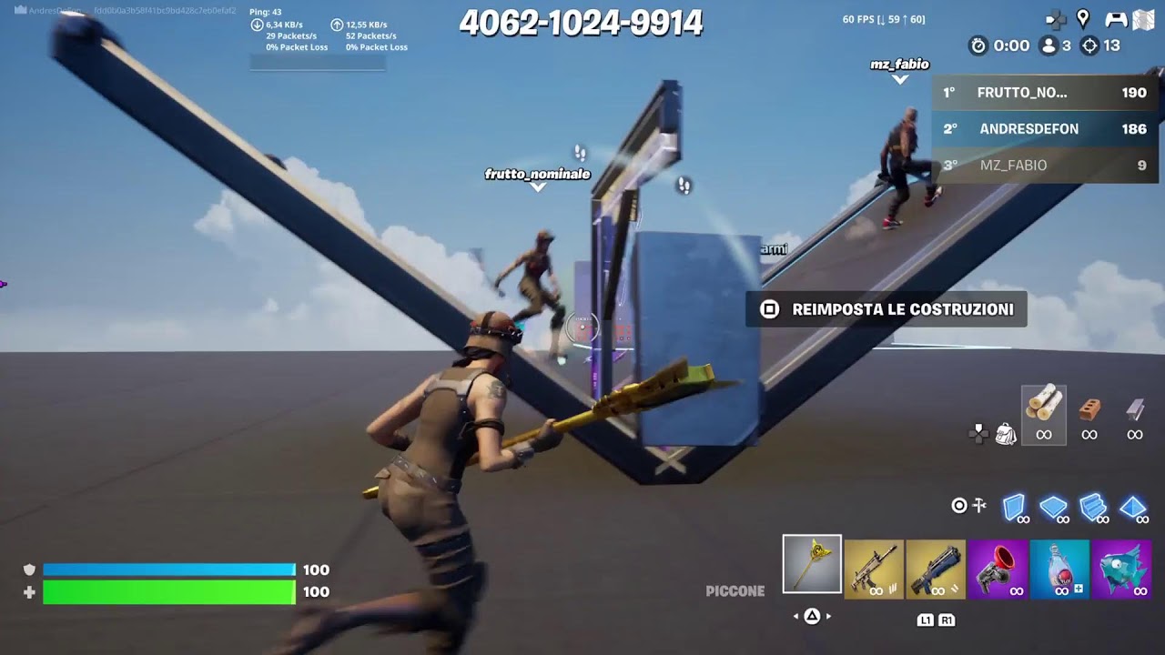 🔴Fortnite live serale entrate tutti🔴