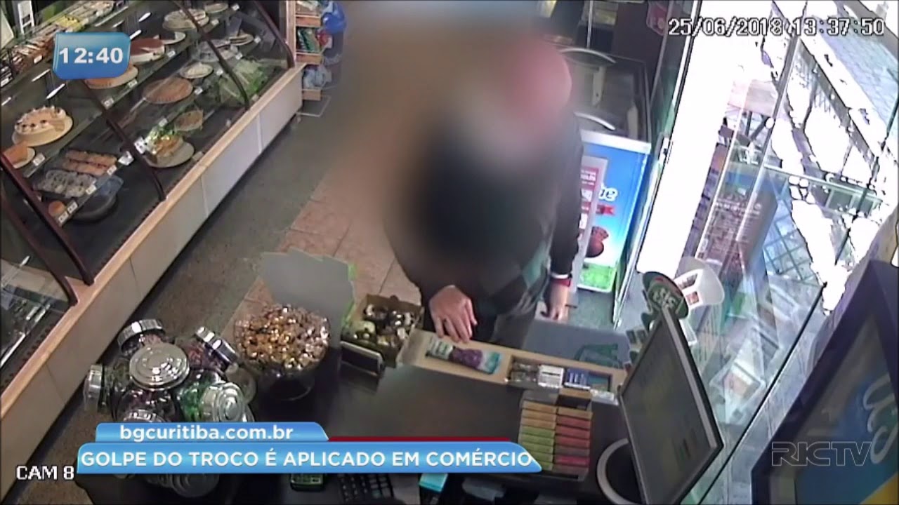 Criminosos praticam golpe do troco em com&eacute;rcios