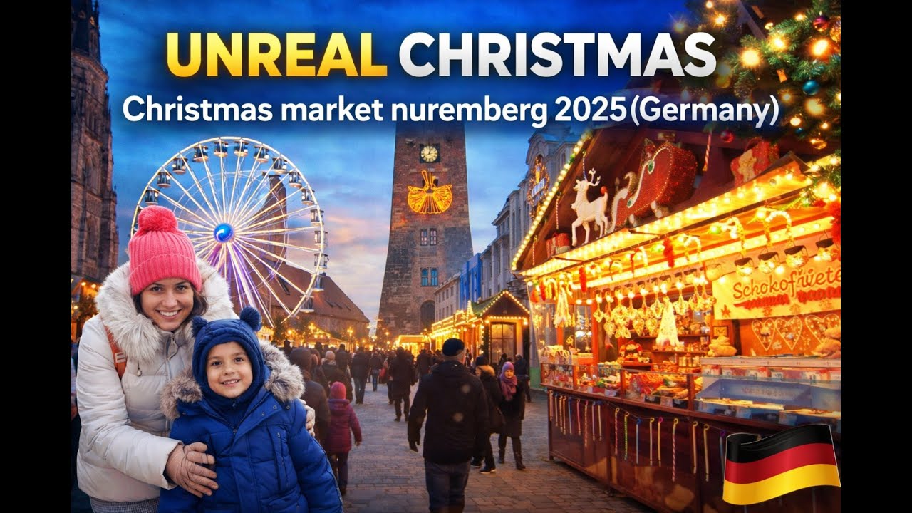 This Christmas Market Feels UNREAL 🎄✨Germany’s Most Magical World-Famous Christmas Market Nuremberg