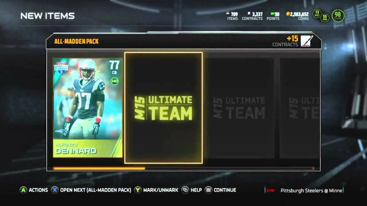 Madden 15 Ultimate Team :: All Madden Bundle Opening!::-XBOX ONE Madden 15 Ultimate Team