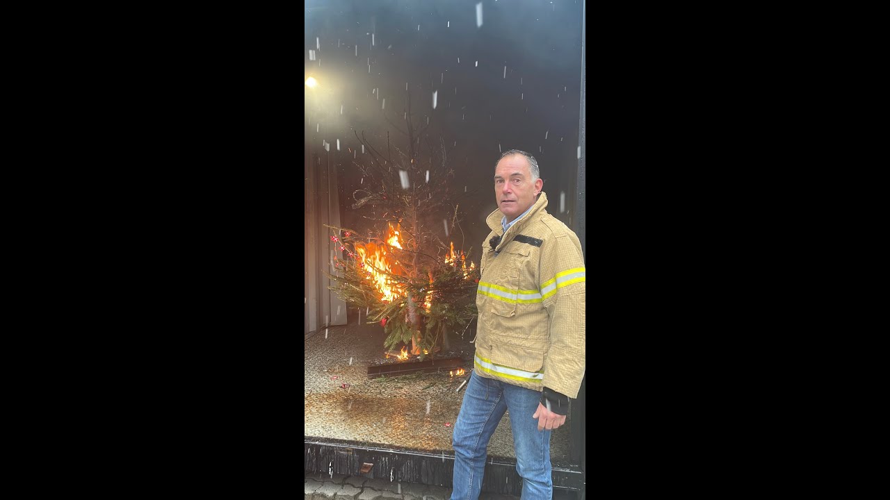 Du har kun få sekunder til at reagere, hvis julestuen brænder