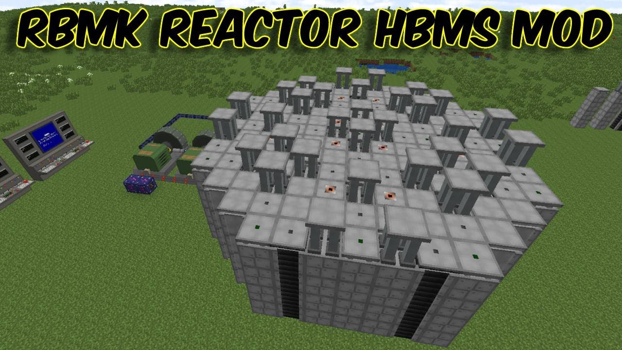 [УСТАРЕЛО] Как создать реактор РБМК в Minecraft HBMs Mod Учебное пособие по реактору РБМК