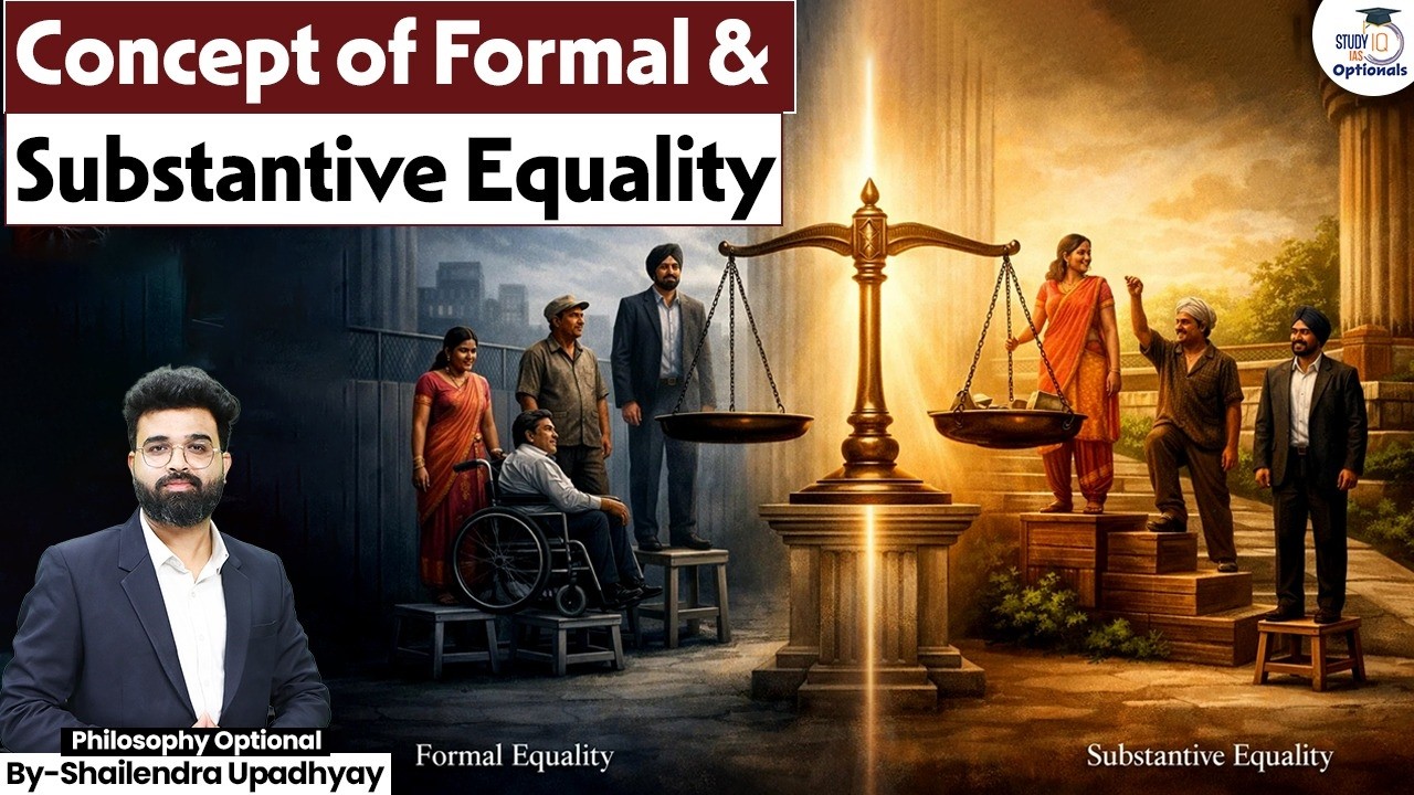 Formal vs Substantive Equality Explained | Philosophy Optional | Shailendra Sir
