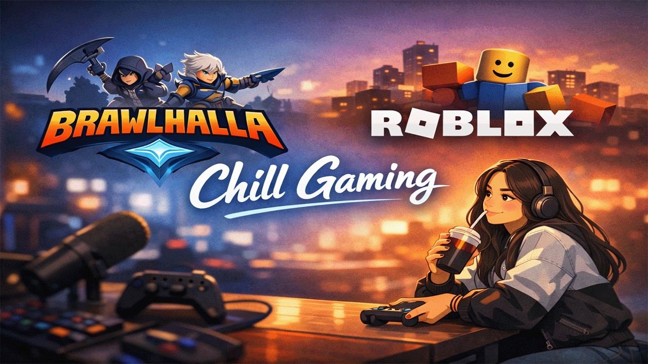 FUN LIVE STREAM | BRAWLHALLA  AND  ROBLOX  | 🔴 LIVE