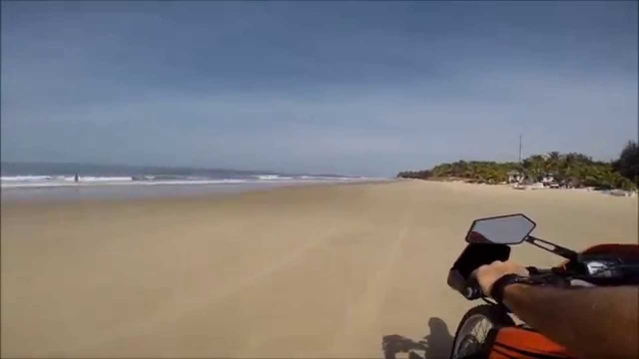 Plage de Cap Skirring Casamance l'une des plus plage du Sénégal ! Balade en moto avec Lionel...