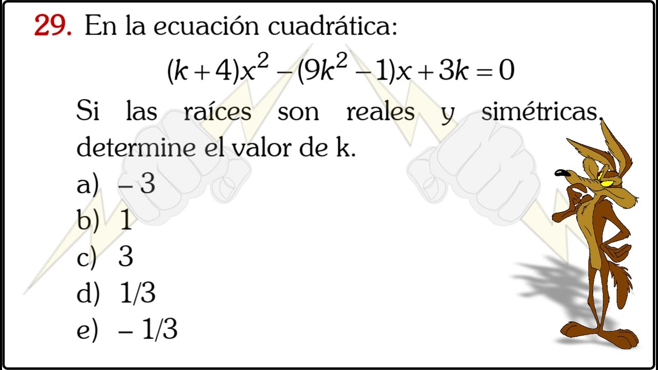 RAÍCES SIMÉTRICAS - Ecuaciones Cuadráticas Álgebra