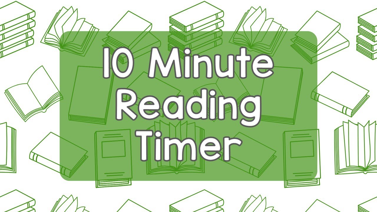 10 Minute Reading Timer - Reading Focus Timer - Free Read Timer - Reading Time Timer