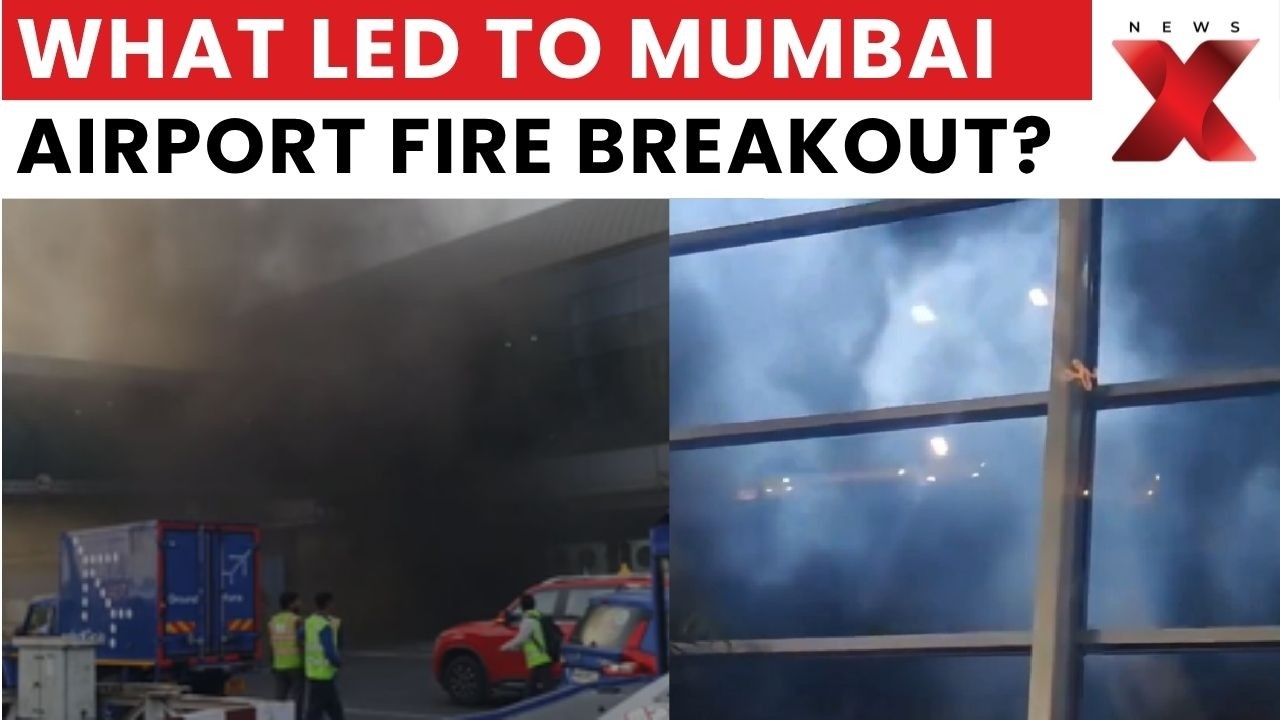 Chilling Visual Surfaces: Fire Breaks Out at Chhatrapati Shivaji Airport Terminal 1 in Mumbai |NewsX