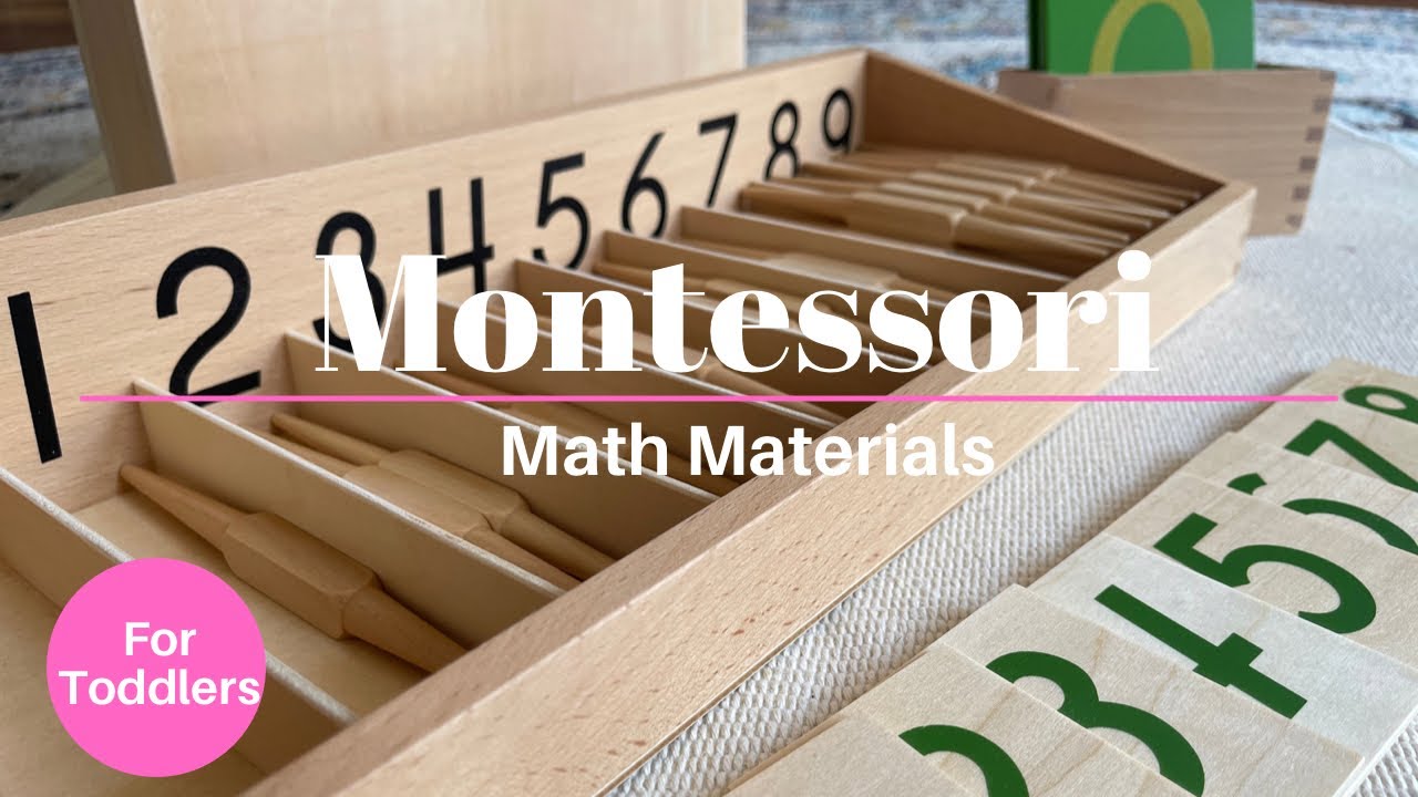 Montessori Toddler Math Activities|Montessori Math Materials #montessoriwithhart